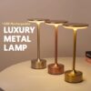 LED Touch Sensor Table Lamp | Rechargeable Wireless Night Light with 3 Color Modes