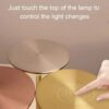 LED Touch Sensor Table Lamp | Rechargeable Wireless Night Light with 3 Color Modes
