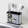 4 Portion Stainless Steel Cutlery Organizer