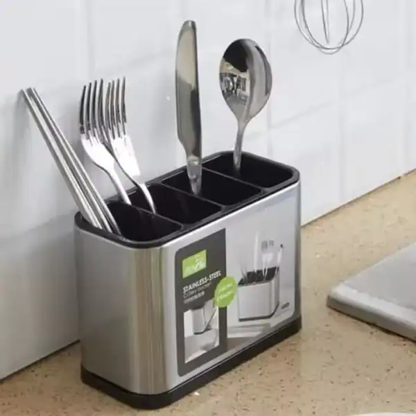 4 Portion Stainless Steel Cutlery Organizer