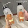 We Bare Bears Water Bottle | Cute Cartoon Reusable Leakproof Bottle