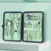 18pcs Nail Cutter Kit – Professional Manicure & Pedicure Set with Case