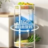 3 Tier Foldable Kitchen Trolley – Multipurpose Storage Rack with Wheels