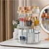 360° Rotating Makeup Organizer | Large Capacity Vanity Cosmetic Storage Stand