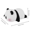 Cute Panda Desk Lamp LED Rechargeable Silicone Night Light for Kids Bedroom