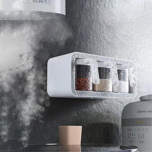 Ecoco Wall Mounted Spice Box – Premium Kitchen Seasoning Organizer