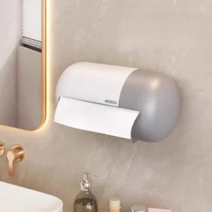 Ecoco Wall Mounted Tissue Box Organizer | Kitchen Storage