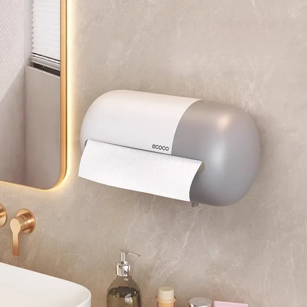 Ecoco Wall Mounted Tissue Box Organizer | Kitchen Storage