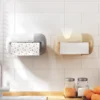 Ecoco Wall Mounted Tissue Box Organizer | Kitchen Storage