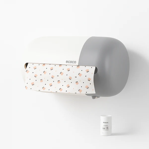 Ecoco Wall Mounted Tissue Box Organizer | Kitchen Storage