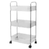 Multi Layers Storage Rack Trolley | 3-4 Tier Rolling Cart for Kitchen & Home Organizer