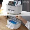 Wall Mounted Tissue Box Holder with Storage Organizer – Multipurpose Kitchen & Bathroom Tissue Dispenser